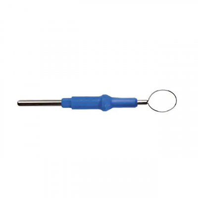 Electrodo de lazo de alambre, Ø 10mm, conector 2.4mm